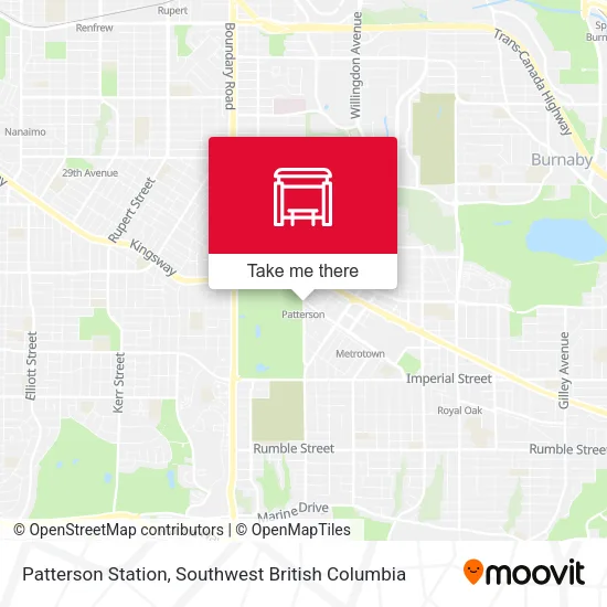 Patterson Station map