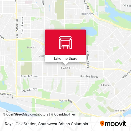 Royal Oak Station plan