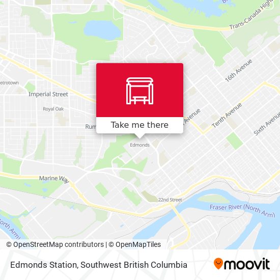 Edmonds Station map
