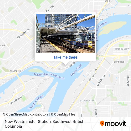 New Westminster Station plan