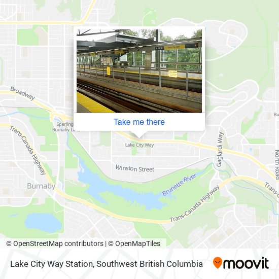 Lake City Way Station plan