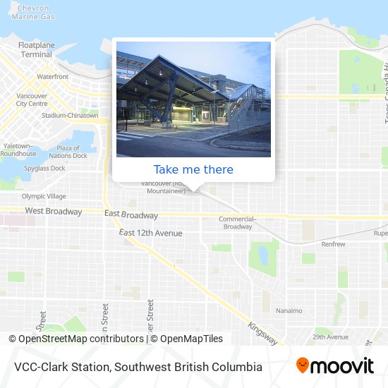 VCC-Clark Station map