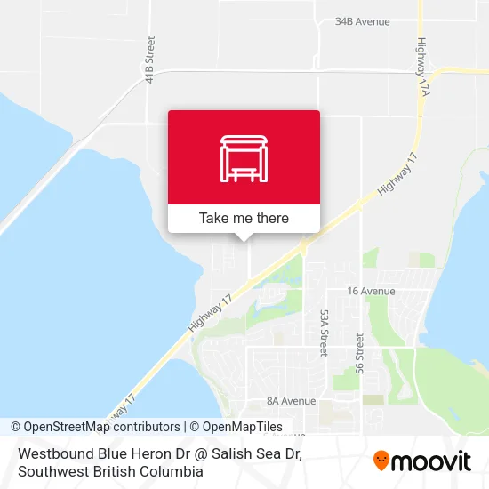 Westbound Blue Heron Dr @ Salish Sea Dr plan