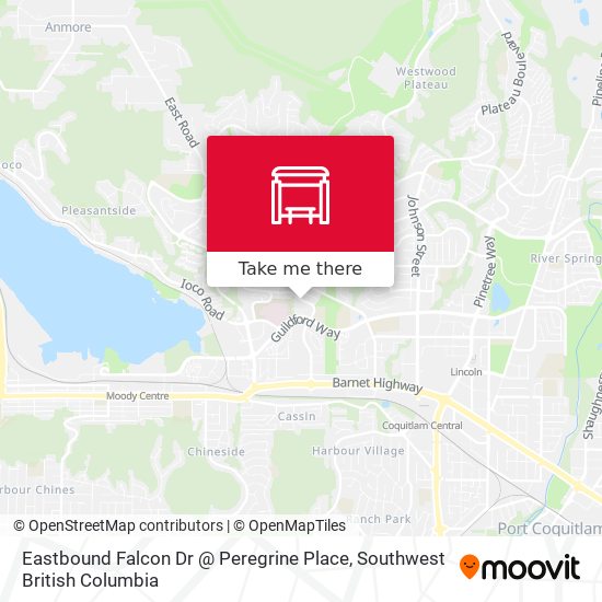 Eastbound Falcon Dr @ Peregrine Place map