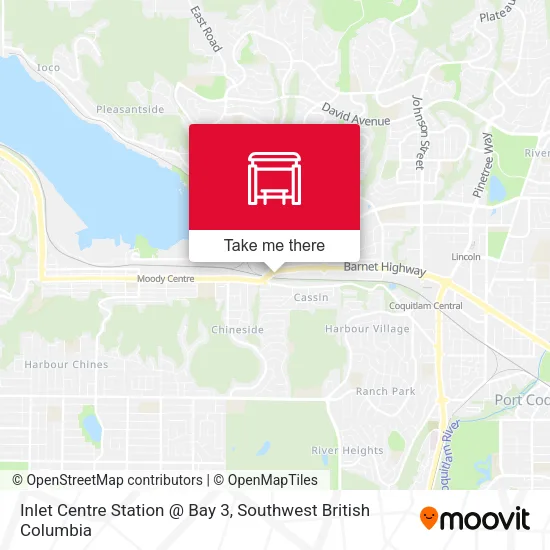 Inlet Centre Station @ Bay 3 map