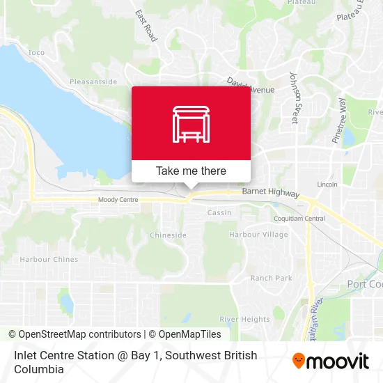 Inlet Centre Station @ Bay 1 map