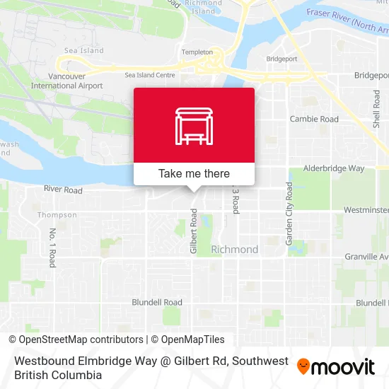 Westbound Elmbridge Way @ Gilbert Rd map