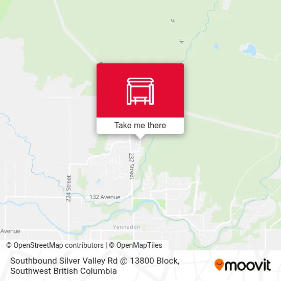 Southbound Silver Valley Rd @ 13800 Block map