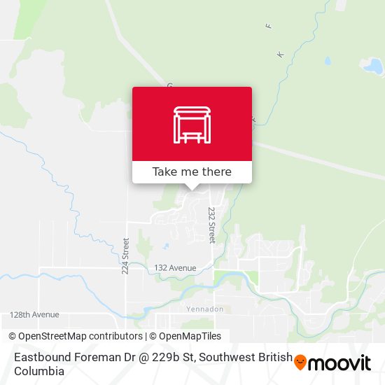 Eastbound Foreman Dr @ 229b St map