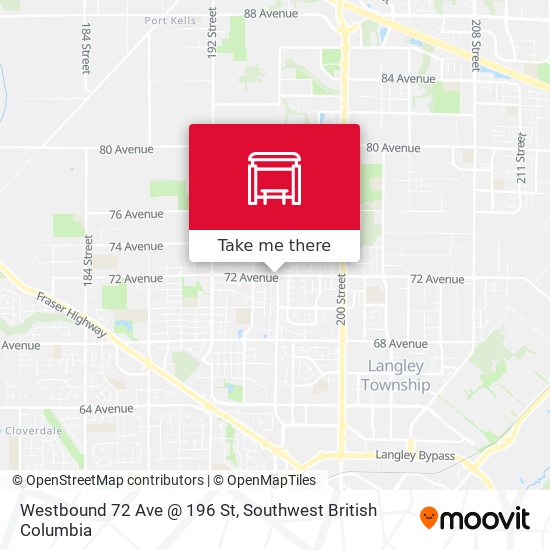 Westbound 72 Ave @ 196 St plan