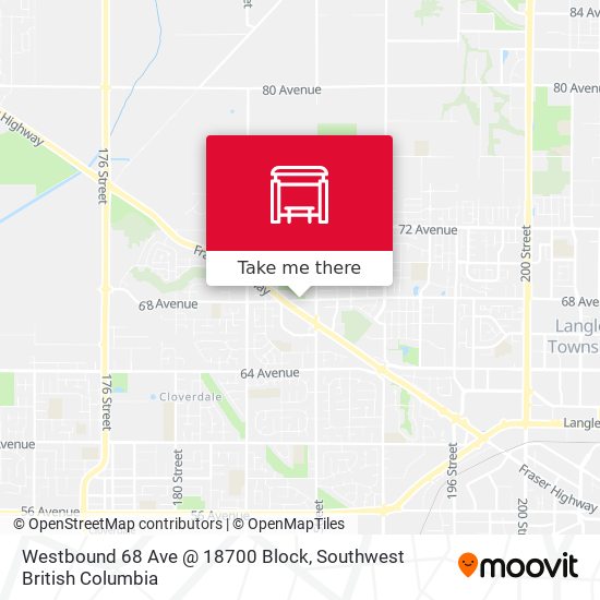 Westbound 68 Ave @ 18700 Block plan