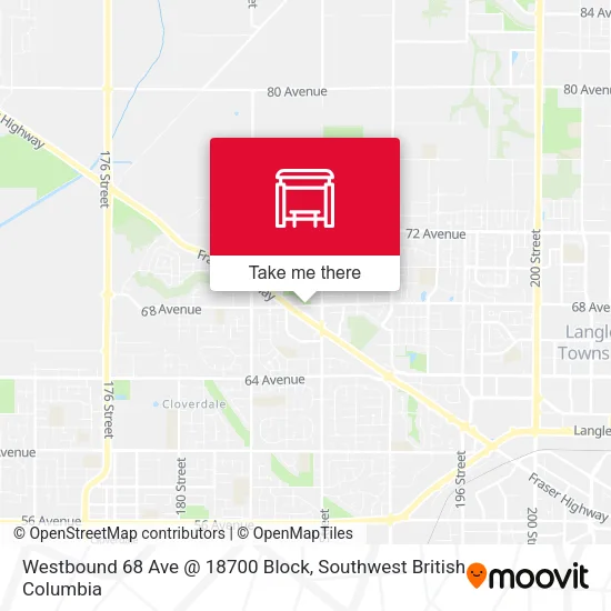 Westbound 68 Ave @ 18700 Block plan