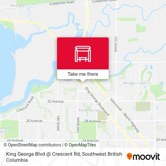 King George Blvd @ Crescent Rd plan