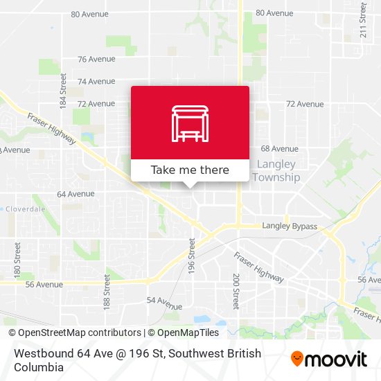 Westbound 64 Ave @ 196 St plan