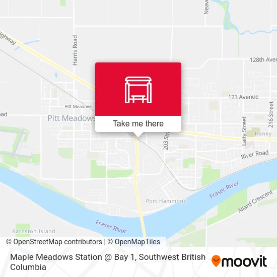 Maple Meadows Station @ Bay 1 map
