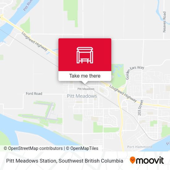 Pitt Meadows Station plan