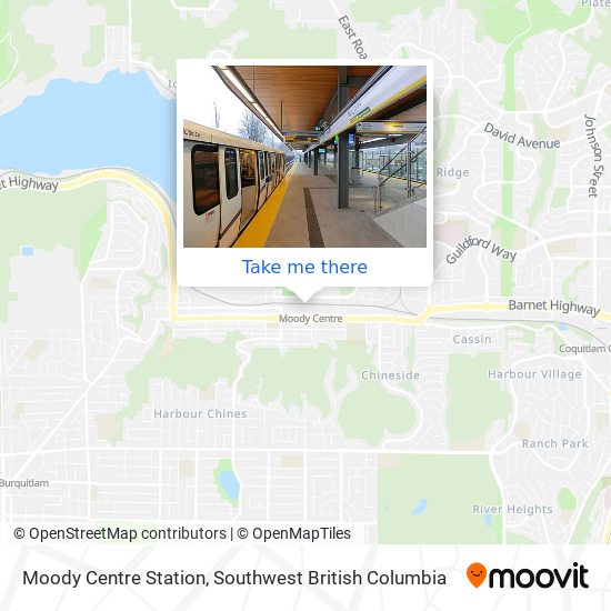 Moody Centre Station plan