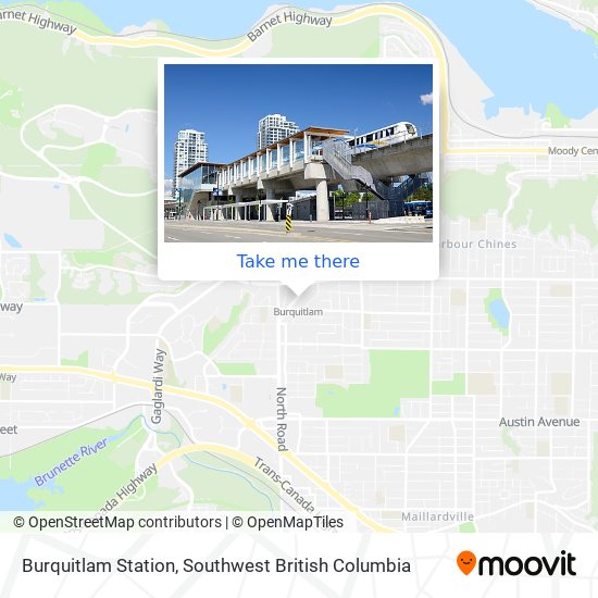 Burquitlam Station plan