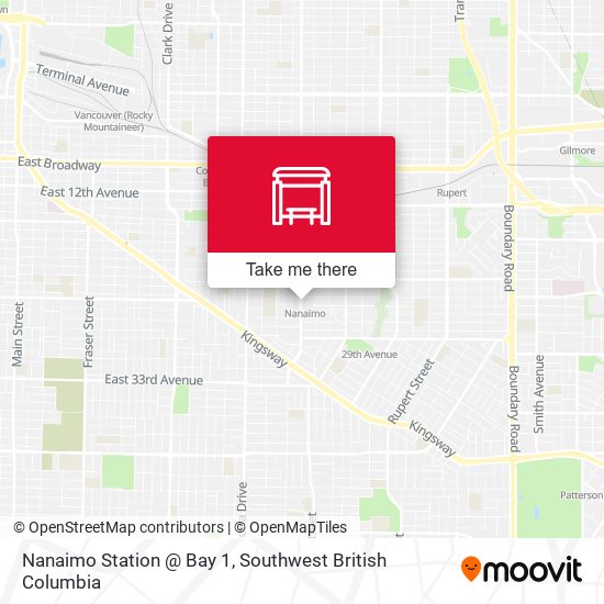 Nanaimo Station @ Bay 1 map