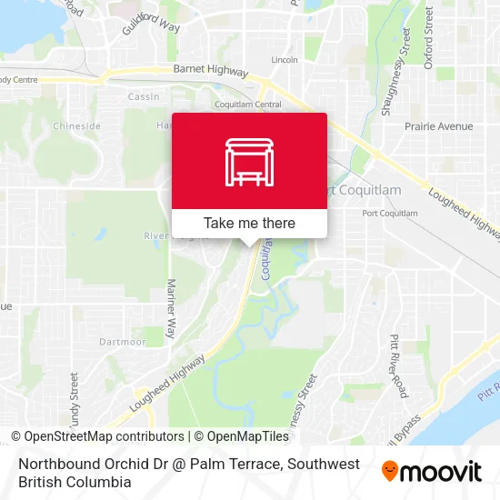Northbound Orchid Dr @ Palm Terrace map