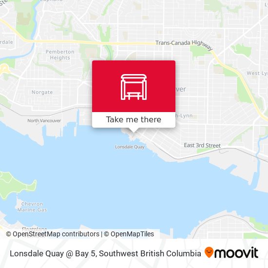 Lonsdale Quay @ Bay 5 map
