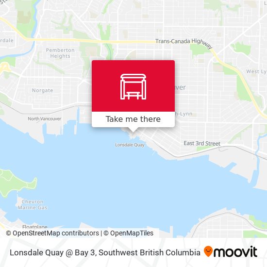 Lonsdale Quay @ Bay 3 map