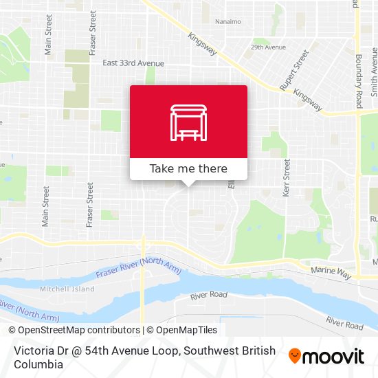 Victoria Dr @ 54th Avenue Loop map