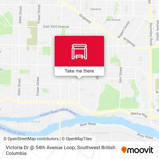 Victoria Dr @ 54th Avenue Loop map