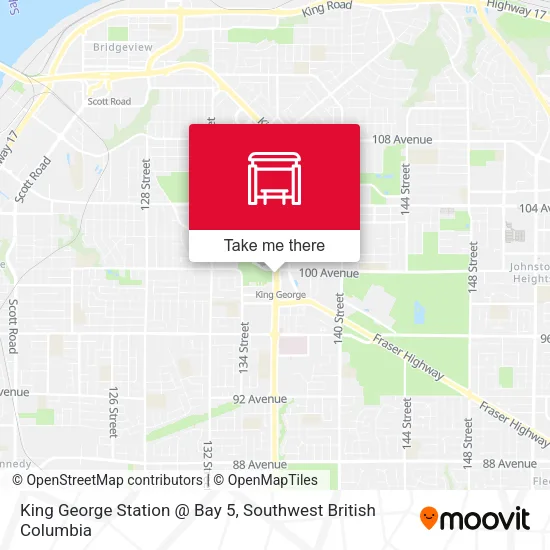 King George Station @ Bay 5 map
