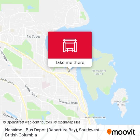 Nanaimo - Bus Depot (Departure Bay) map