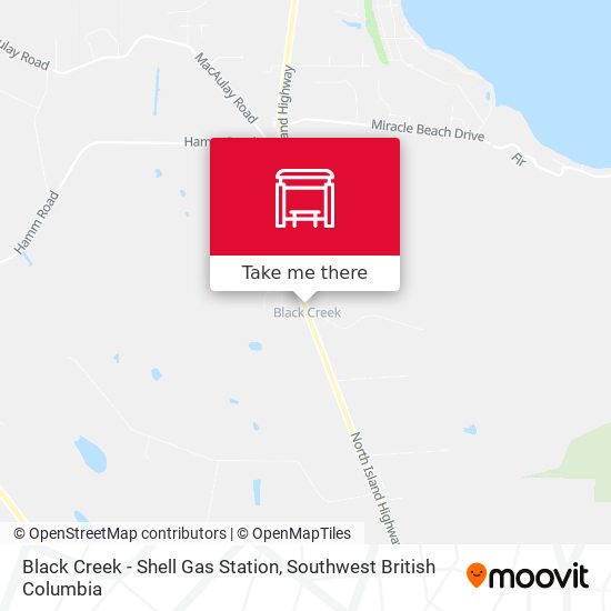 Black Creek - Shell Gas Station map