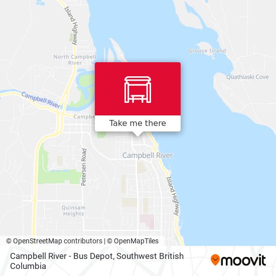 Campbell River - Bus Depot map