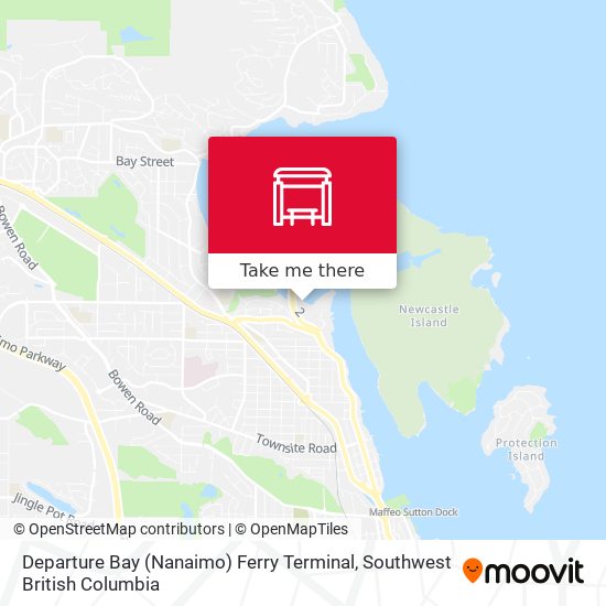 Departure Bay (Nanaimo) Ferry Terminal map