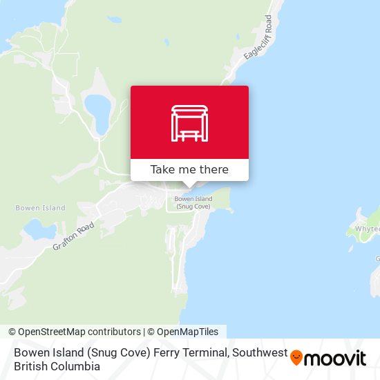 Bowen Island (Snug Cove) Ferry Terminal map