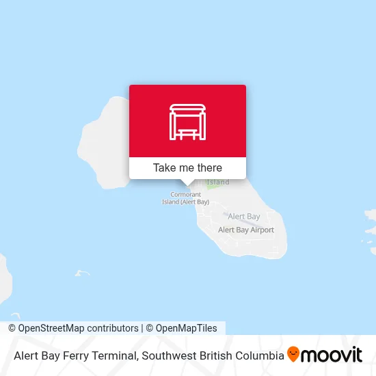 Alert Bay Ferry Terminal map