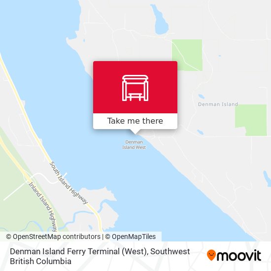 Denman Island Ferry Terminal (West) map