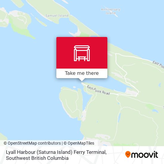 Lyall Harbour (Saturna Island) Ferry Terminal map