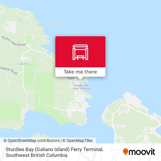 Sturdies Bay (Galiano Island) Ferry Terminal plan