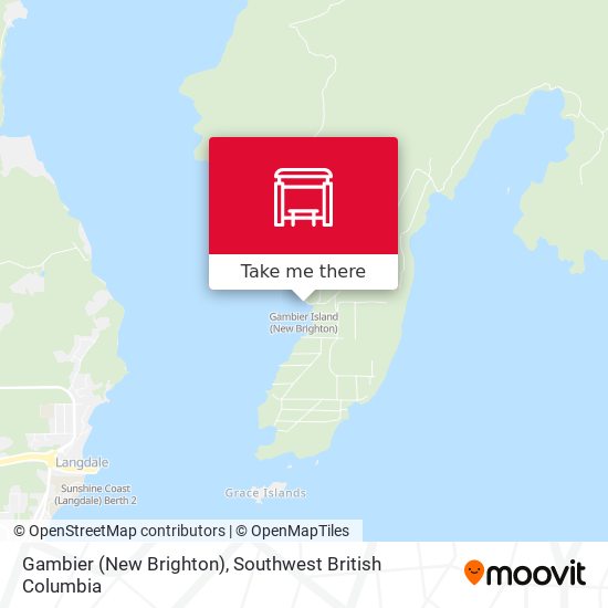 Gambier (New Brighton) map