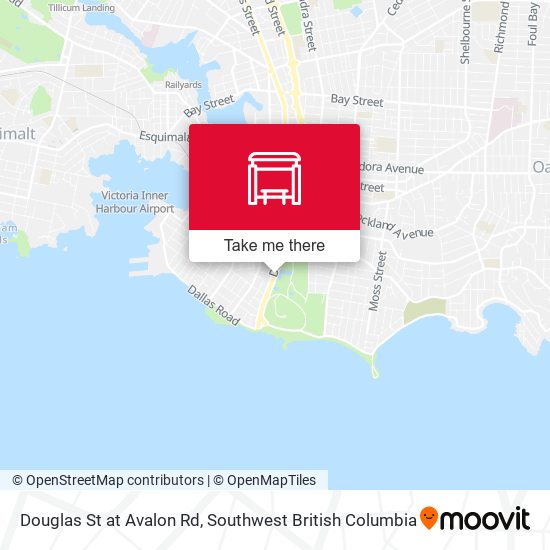 Douglas St at Avalon Rd map