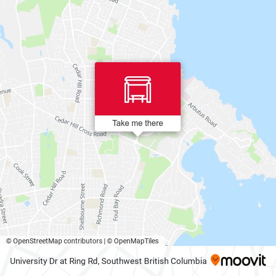 University Dr at Ring Rd map