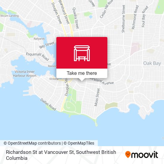 Richardson St at Vancouver St map
