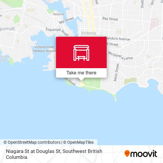 Niagara St at Douglas St map
