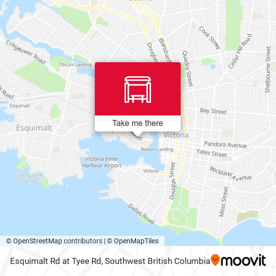 Esquimalt Rd at Tyee Rd map