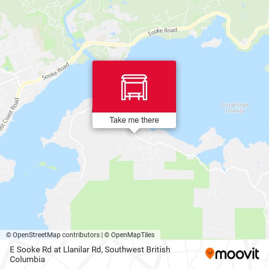E Sooke Rd at Llanilar Rd plan
