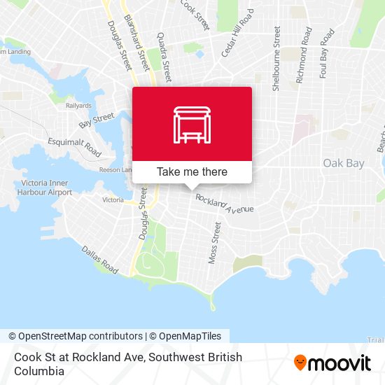 Cook St at Rockland Ave map