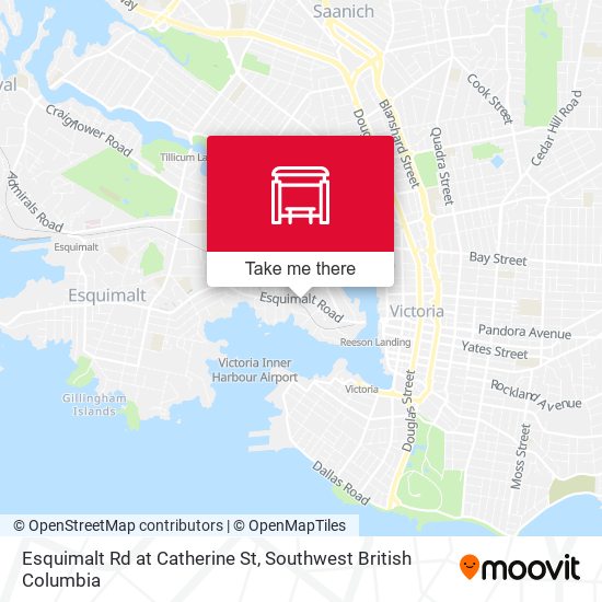 Esquimalt Rd at Catherine St plan