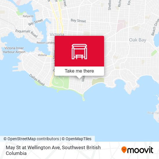 May St at Wellington Ave map