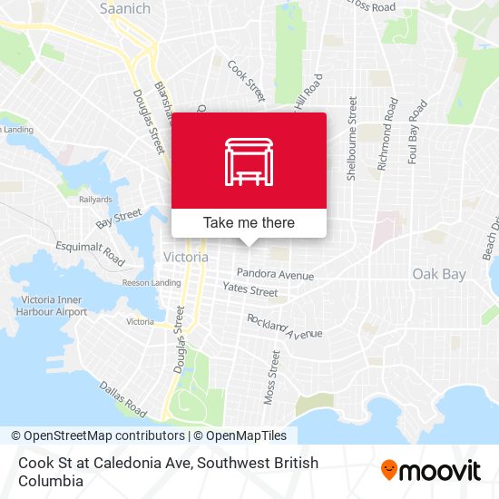 Cook St at Caledonia Ave plan