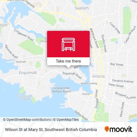 Wilson St at Mary St map